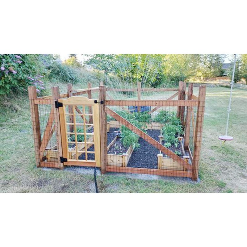 SANKINS Self-Closing Gate Hardware Kit,1 Pack Self-locking Gate Latch and 2 Pack 3.5inch Heavy Duty Adjustable Spring Gate Square Barn Hinges,Black Finish Gate Hardware Set for Wood Vinyl Fence Gate Shed Door - Image 5